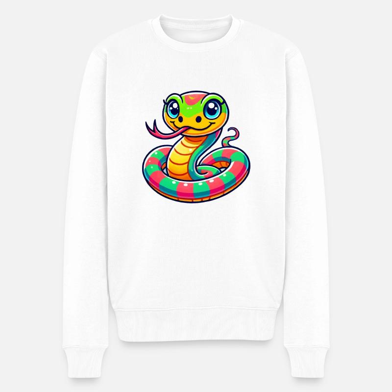 Serpent - Pull Premium bio Homme - blanc