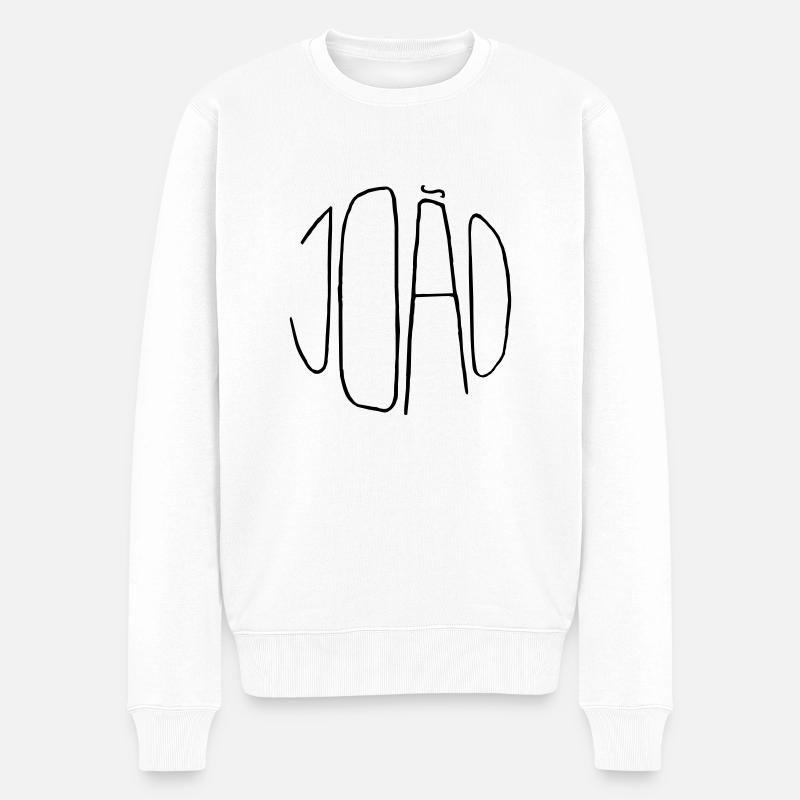 Joao - Männer Premium Bio Pullover - Weiß