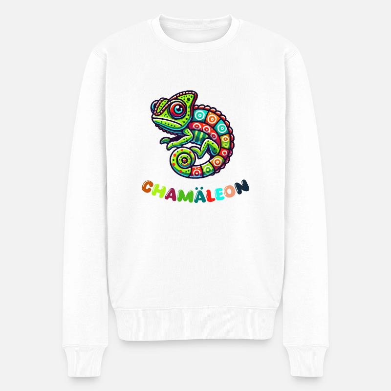 Caméléon - Pull Premium bio Homme - blanc