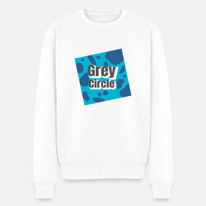 Rébellion de Blue Blotchy - Pull Premium bio Homme - blanc