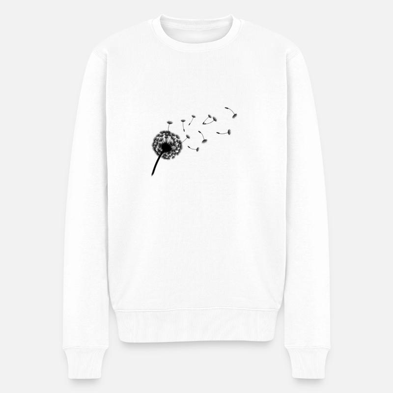 Pusteblume - Pull Premium bio Homme - blanc