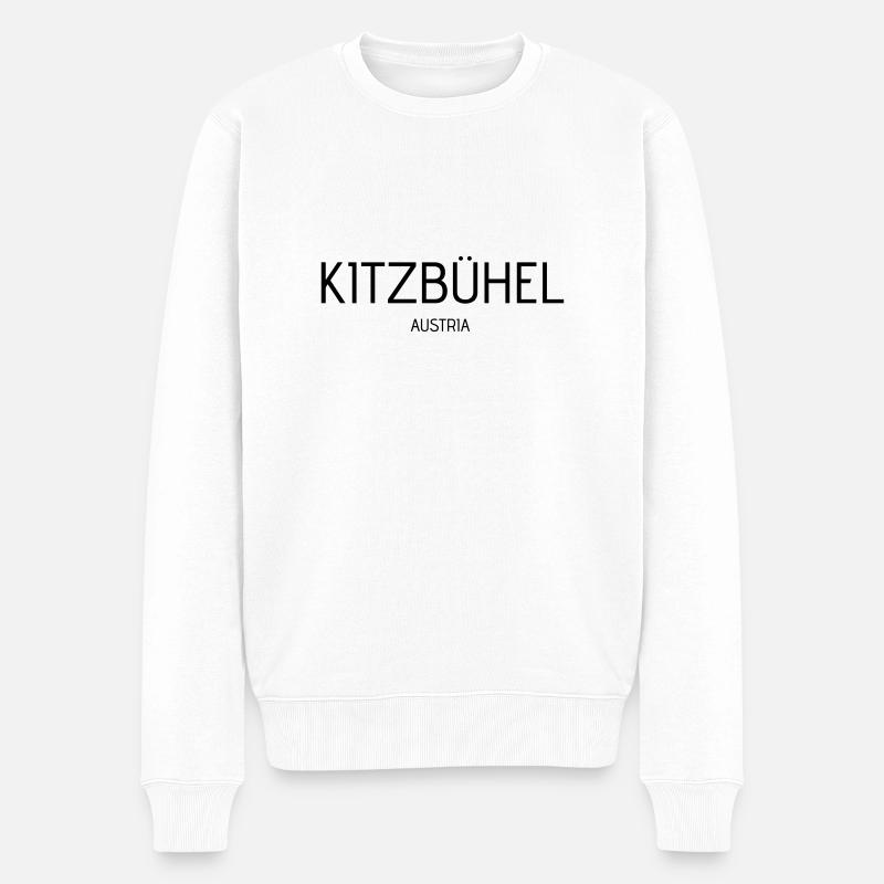 Kitzbuehel - Pull Premium bio Homme - blanc