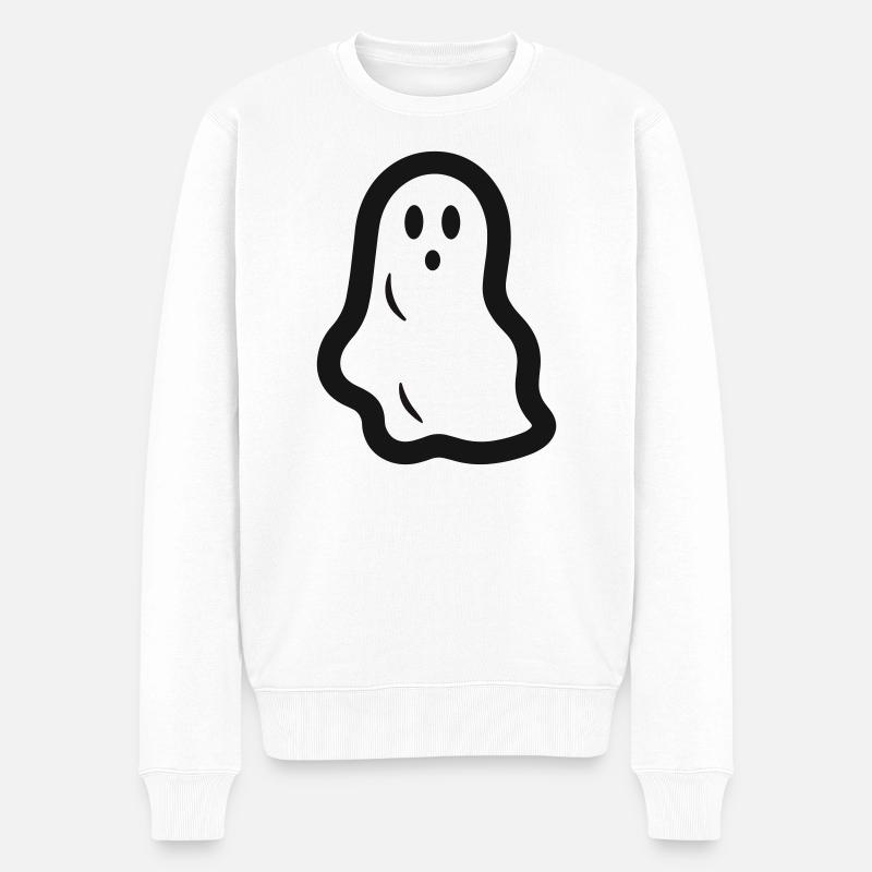 Geist - Männer Premium Bio Pullover - Weiß