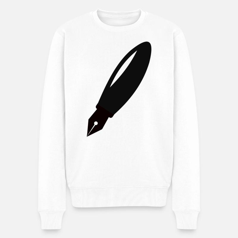 Remplissage de stylo - Pull Premium bio Homme - blanc