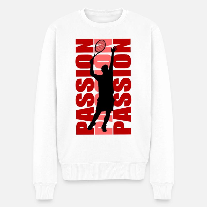 Tennis - Pull Premium bio Homme - blanc