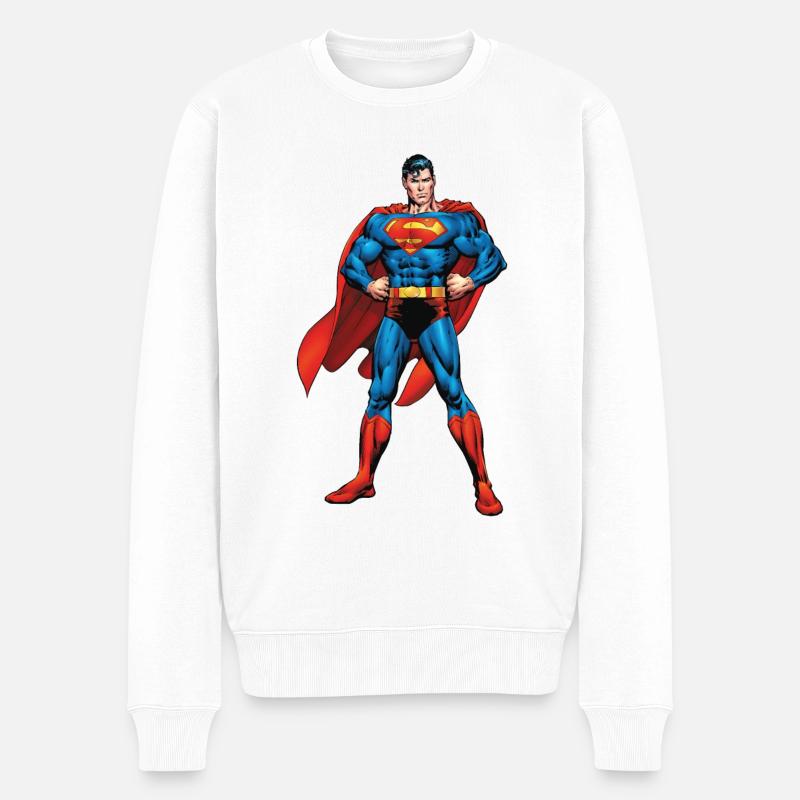 Superman Classic Pose - Pull Premium bio Homme - blanc