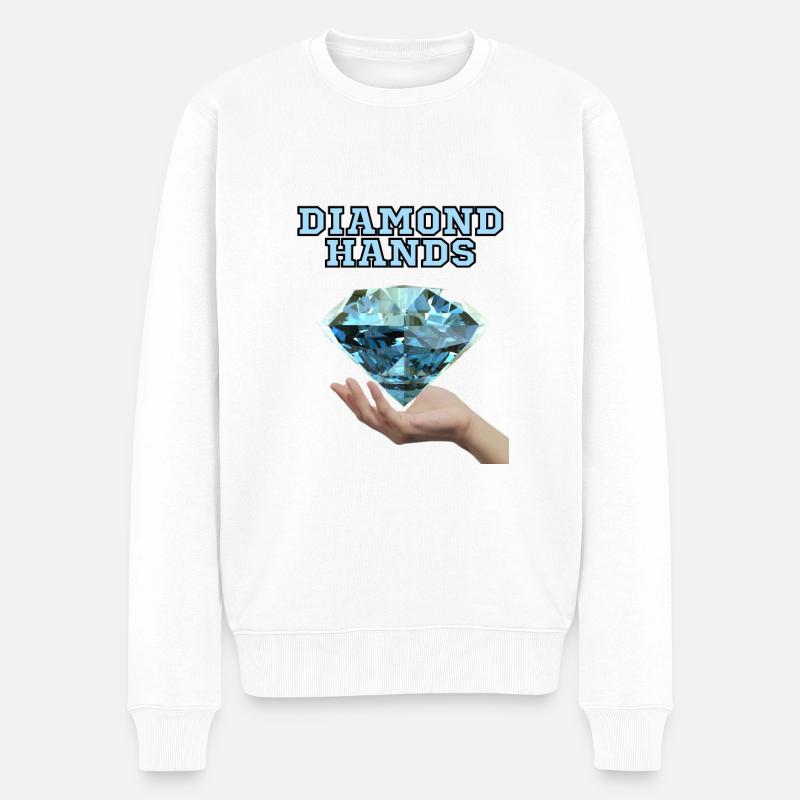 Aiguilles de diamant - Pull Premium bio Homme - blanc
