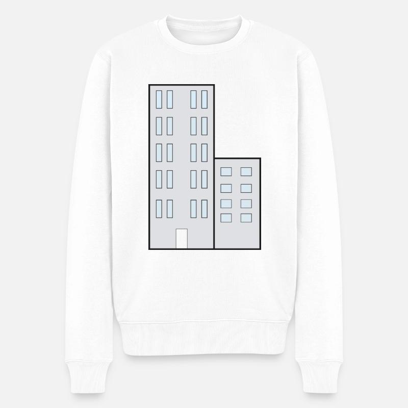 Tour Appartements Ville - Pull Premium bio Homme - blanc