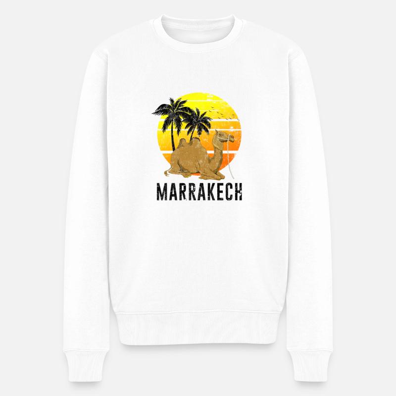 Marrakech - Pull Premium bio Homme - blanc