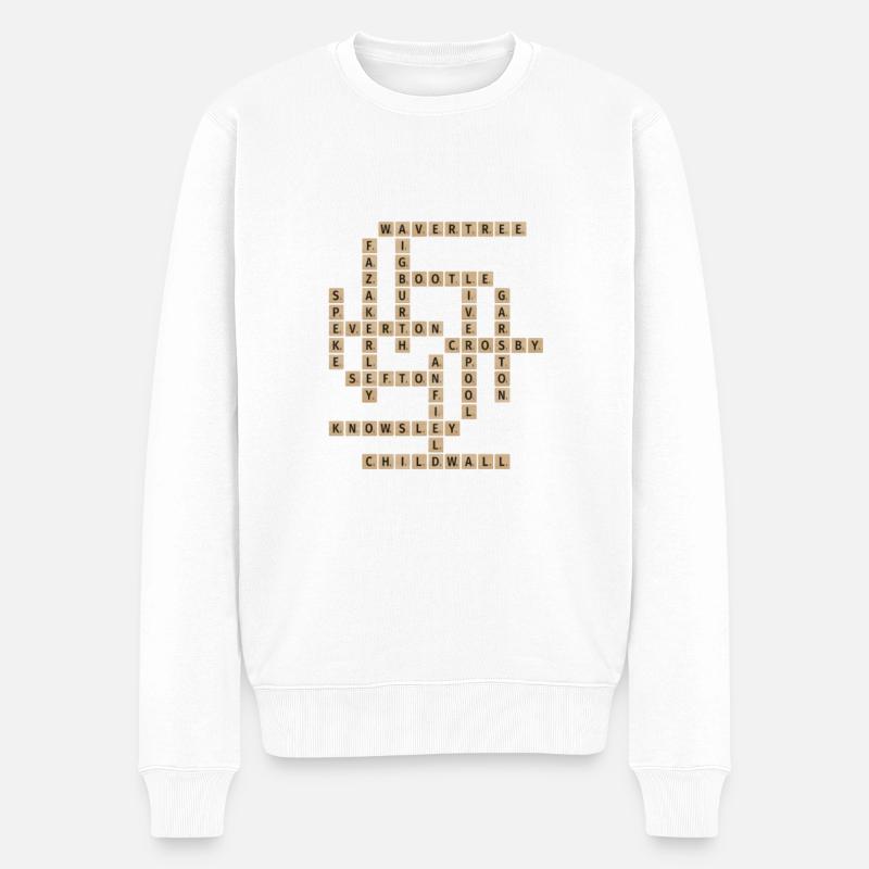 Liverpool - Männer Premium Bio Pullover - Weiß