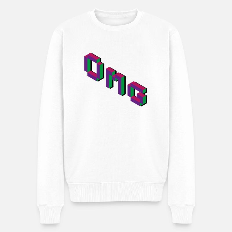 OMG - Oh mon dieu - Pull Premium bio Homme - blanc