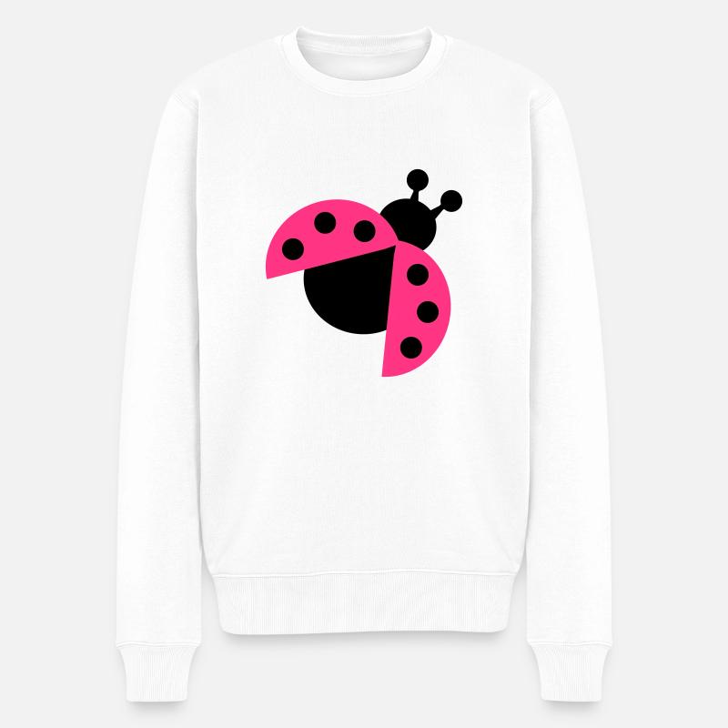 coccinelle - Pull Premium bio Homme - blanc