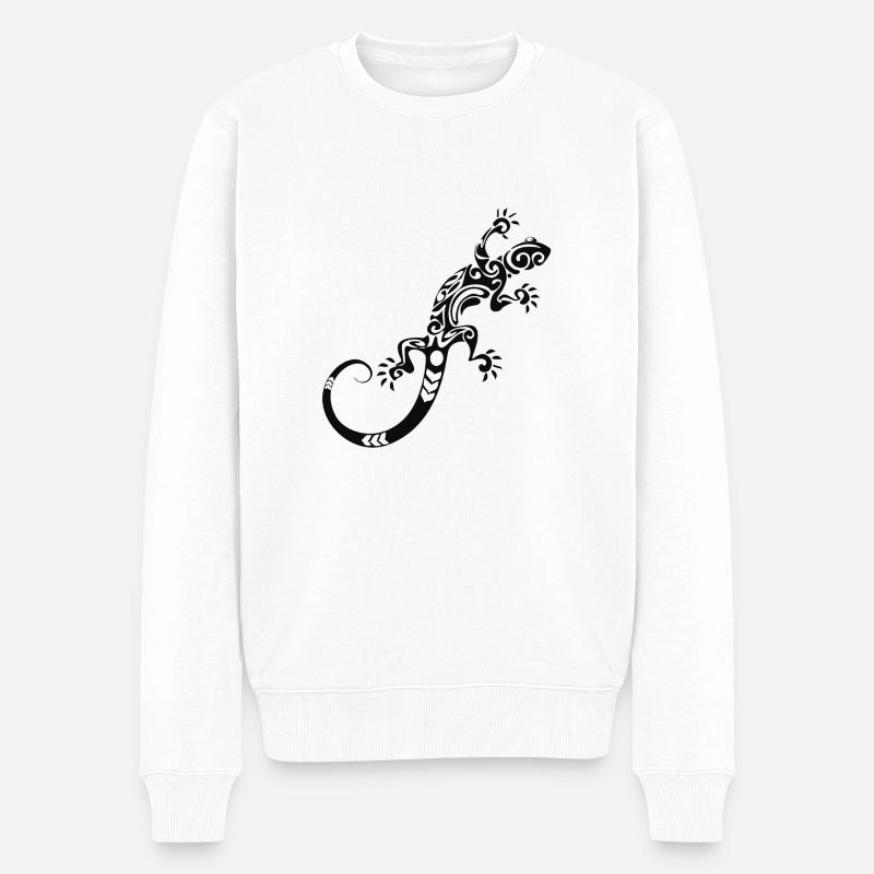 Salamander 1280 - Männer Premium Bio Pullover - Weiß