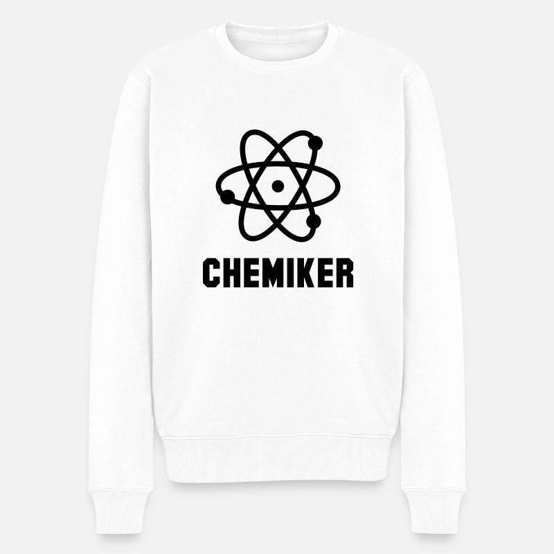 chemiker - Pull Premium bio Homme - blanc