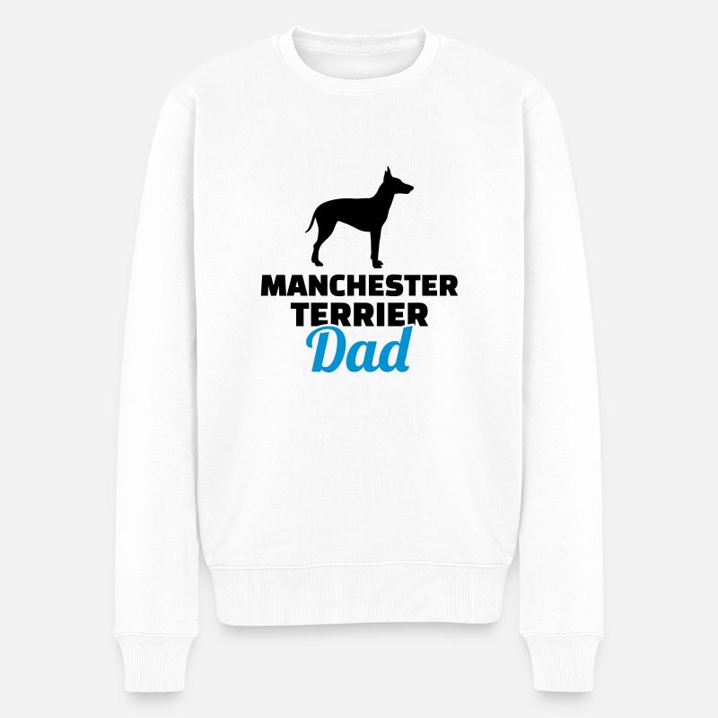 Manchester Terrier - Pull Premium bio Homme - blanc