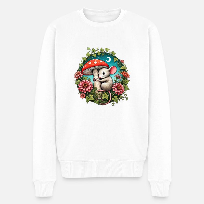 Souris - Pull Premium bio Homme - blanc