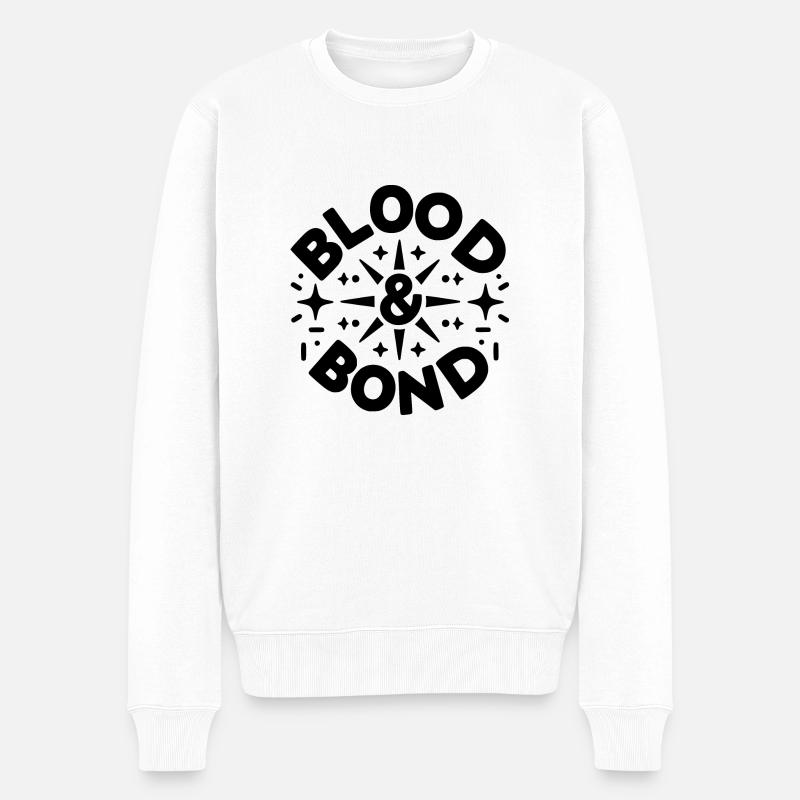 Sang et lien - Pull Premium bio Homme - blanc