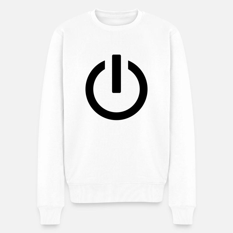 Power - Pull Premium bio Homme - blanc