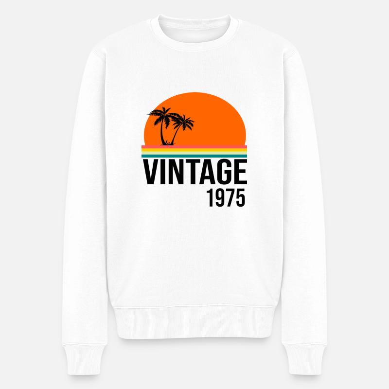 Millésime 1975 - Pull Premium bio Homme - blanc