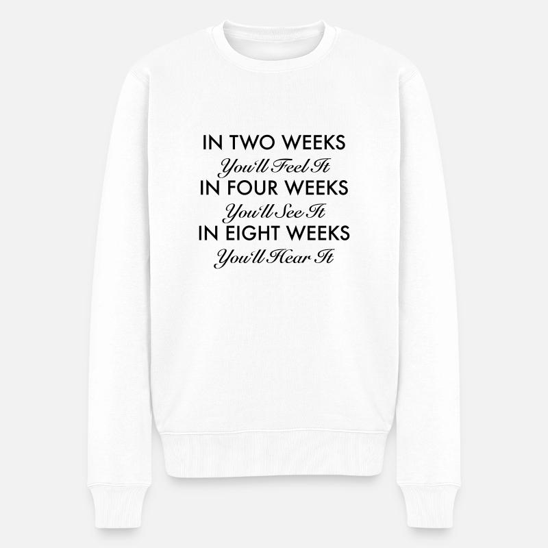 Sport - Männer Premium Bio Pullover - Weiß