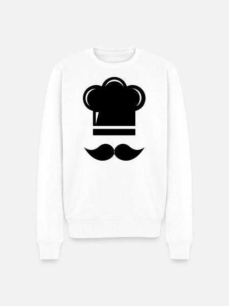 Chef - Men's Premium Organic Jumper - white