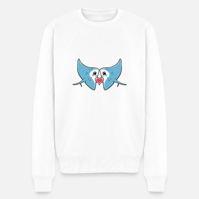 Ray In Love Saint-Valentin - Pull Premium bio Homme - blanc