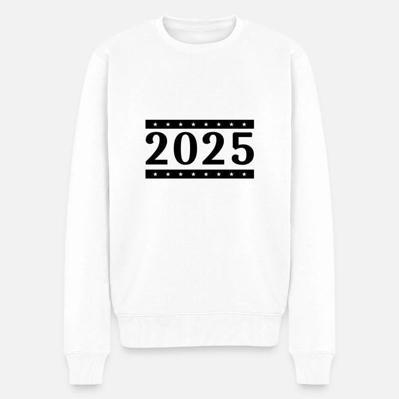 Année 2025 - Pull Premium bio Homme - blanc