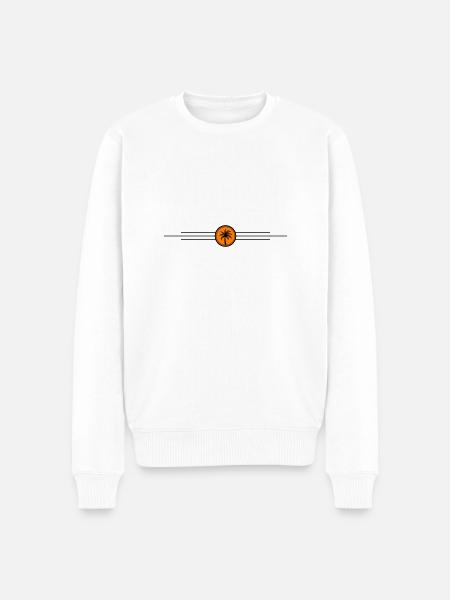 Palm Tree Holiday Icon - Men's Premium Organic Jumper - white