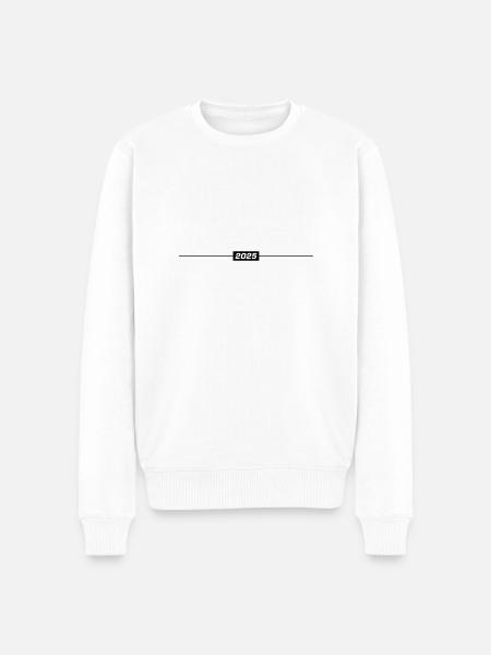 2025 Symbol - Männer Premium Bio Pullover - Weiß
