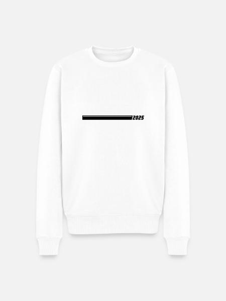 2025 Linie - Männer Premium Bio Pullover - Weiß