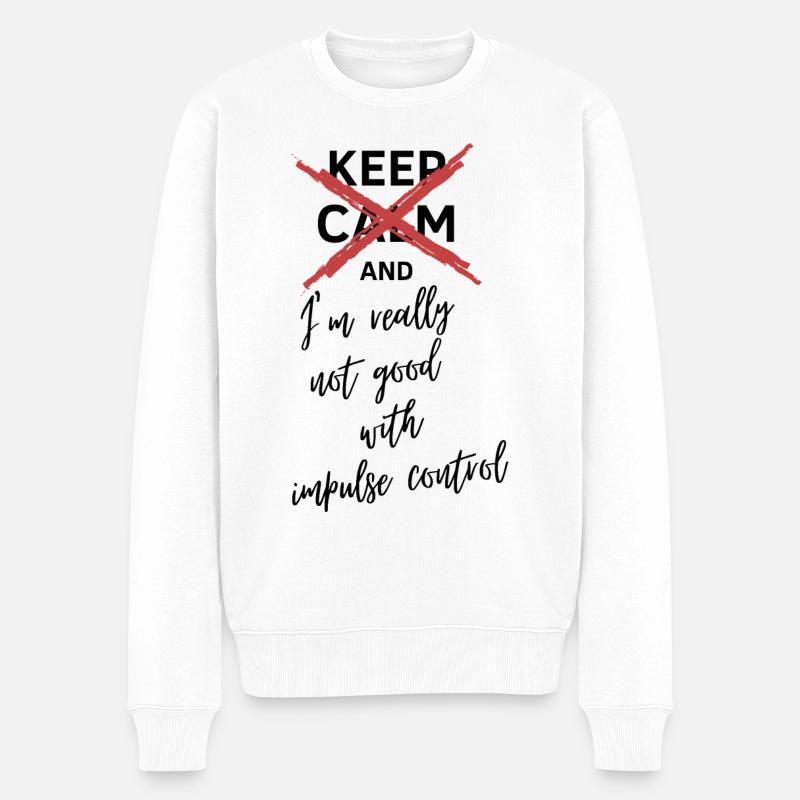 Vampire Academy Keep calm - Men's Premium Organic Jumper - white