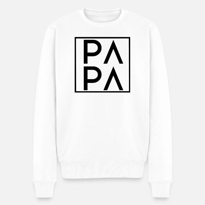 PAPA - Pull Premium bio Homme - blanc