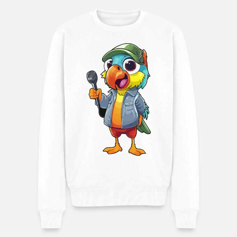 Comédien Squawkster - Pull Premium bio Homme - blanc