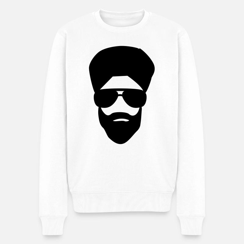 muslim - Männer Premium Bio Pullover - Weiß