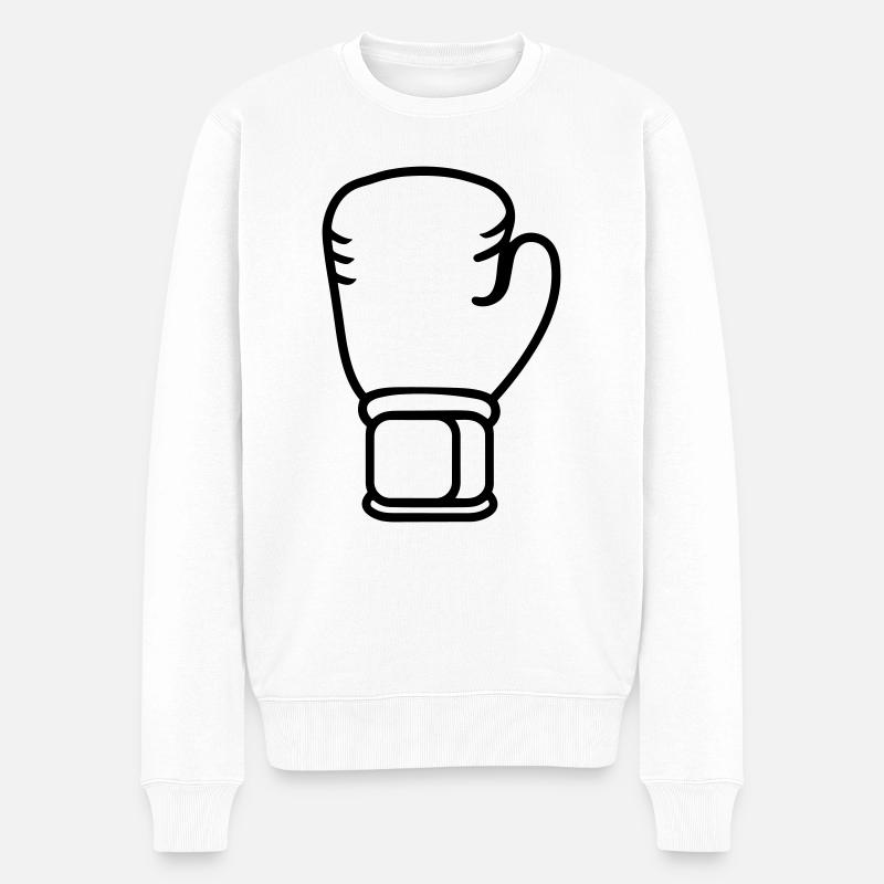 gant de boxe - Pull Premium bio Homme - blanc