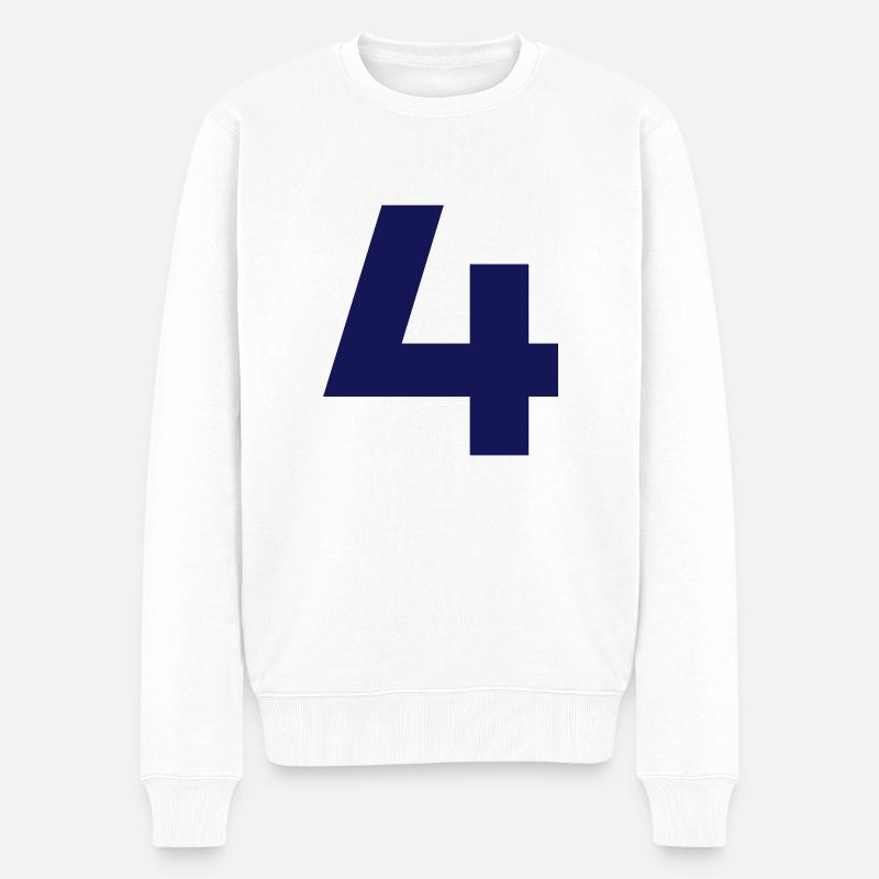 Quatre 4 - Pull Premium bio Homme - blanc