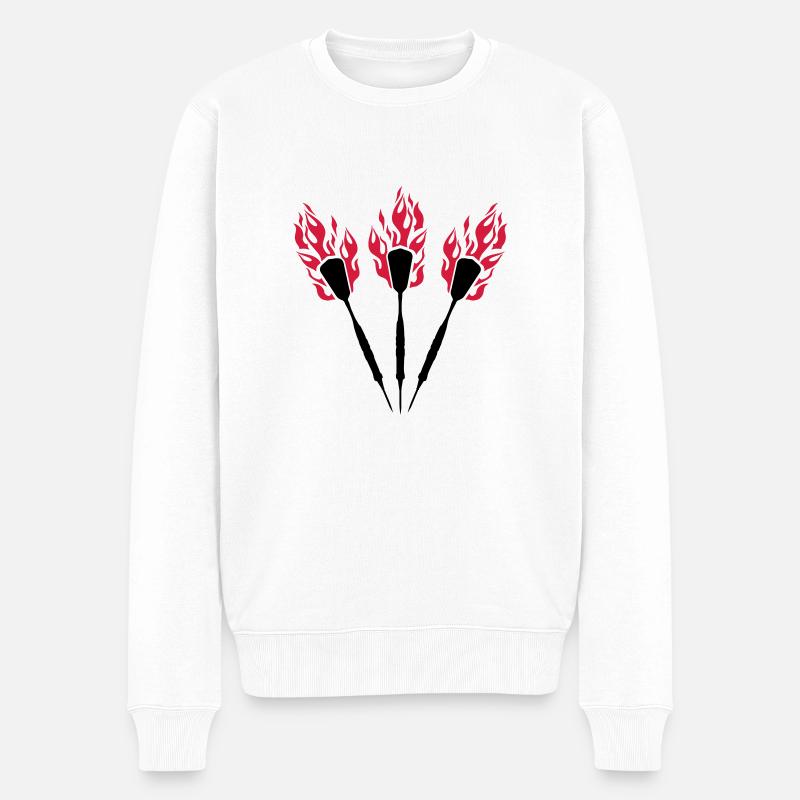 dart_fire_tj2 - Pull Premium bio Homme - blanc