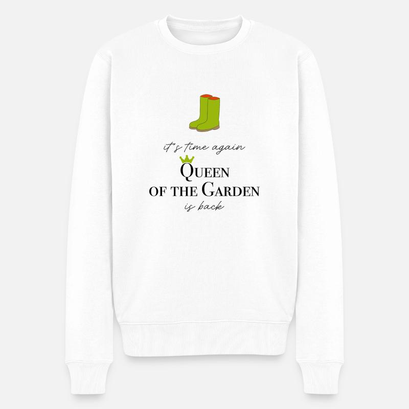Jardin - Pull Premium bio Homme - blanc