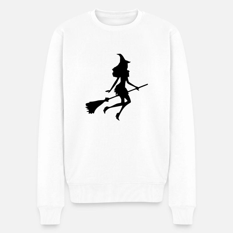 Sorcière - Pull Premium bio Homme - blanc