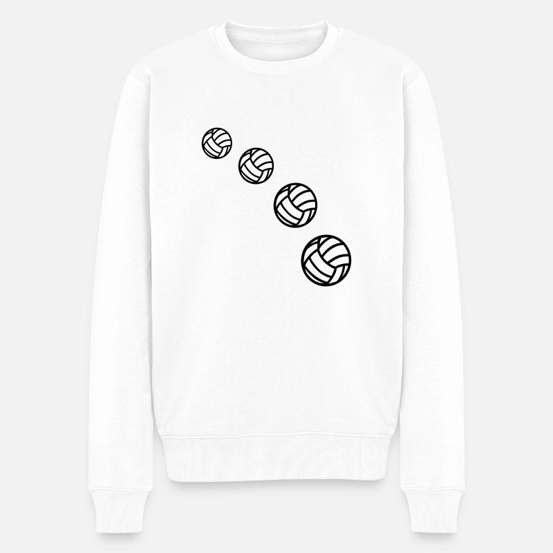 Volleyball - Pull Premium bio Homme - blanc