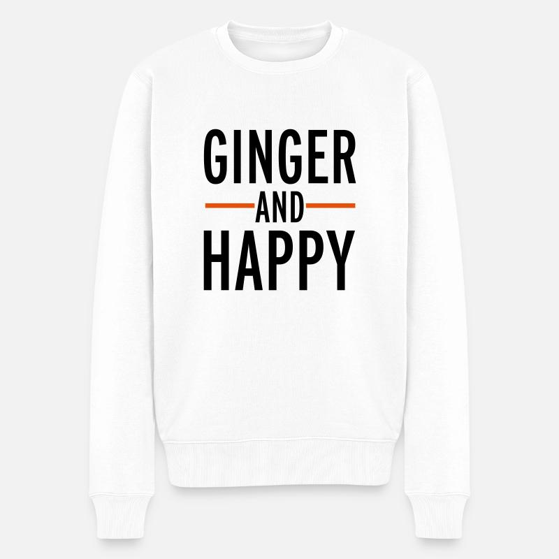 Ginger - Pull Premium bio Homme - blanc