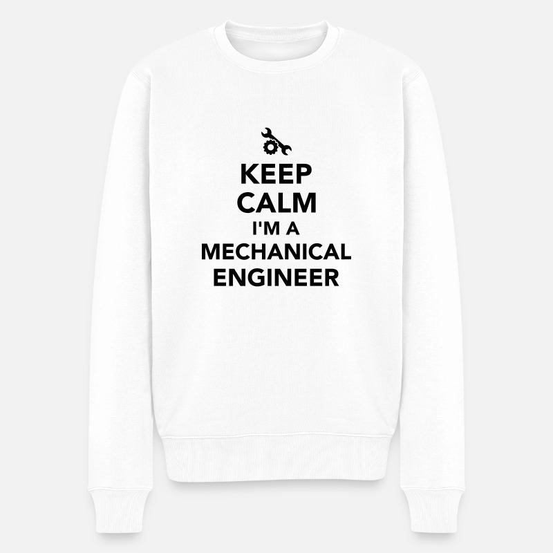 Mechanical engineer - Pull Premium bio Homme - blanc