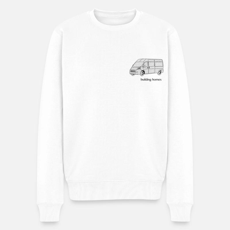 Extension de van - Pull Premium bio Homme - blanc