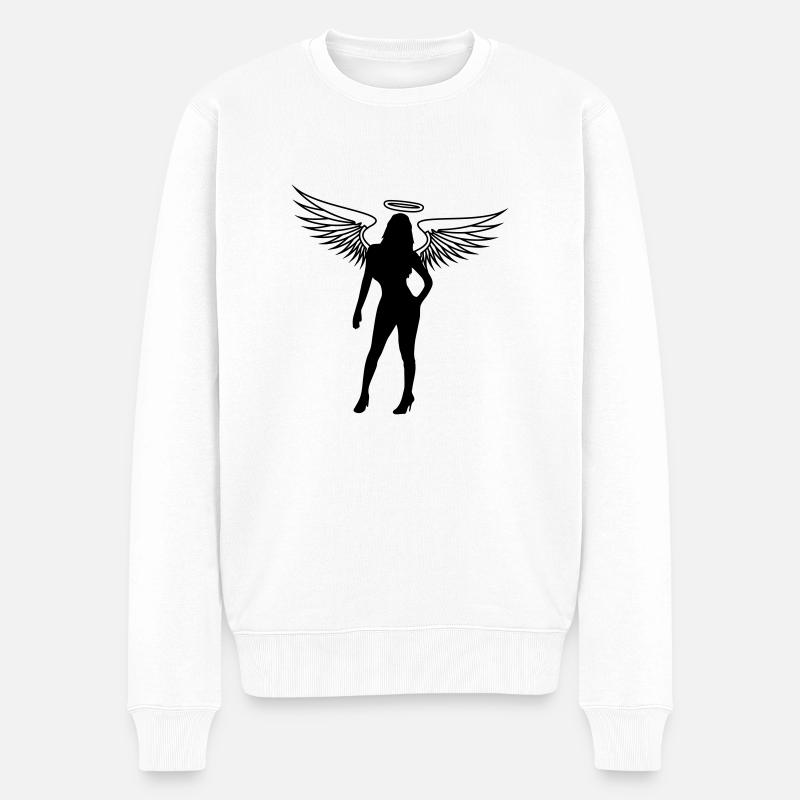 Braves Hot Girl - Pull Premium bio Homme - blanc
