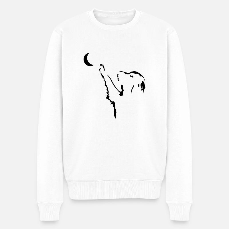 Chien Hund - Pull Premium bio Homme - blanc