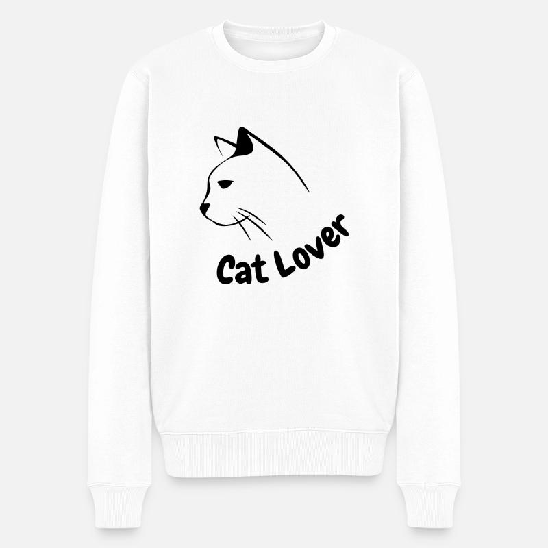 cat1 - Pull Premium bio Homme - blanc
