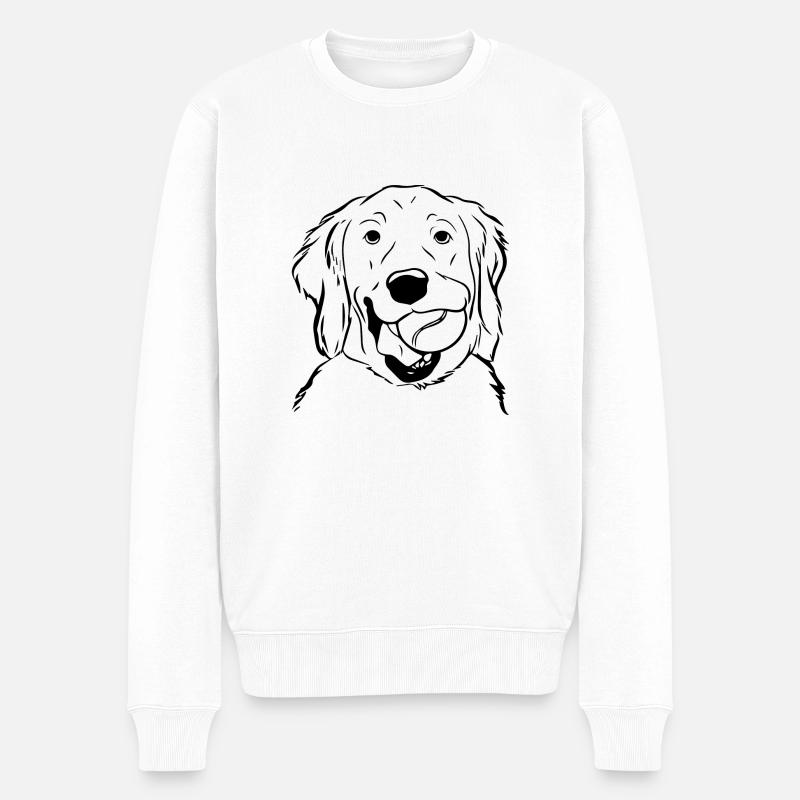 Hund Chien - Pull Premium bio Homme - blanc