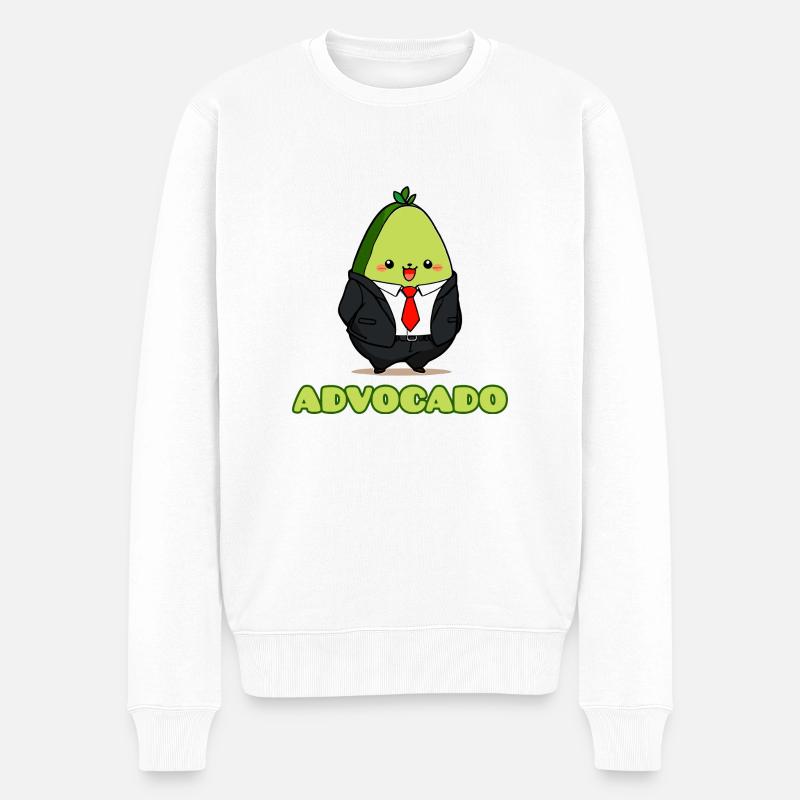 Advocado - Pull Premium bio Homme - blanc