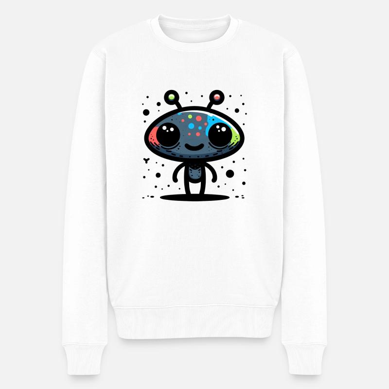 Rencontre extraterrestre - Pull Premium bio Homme - blanc