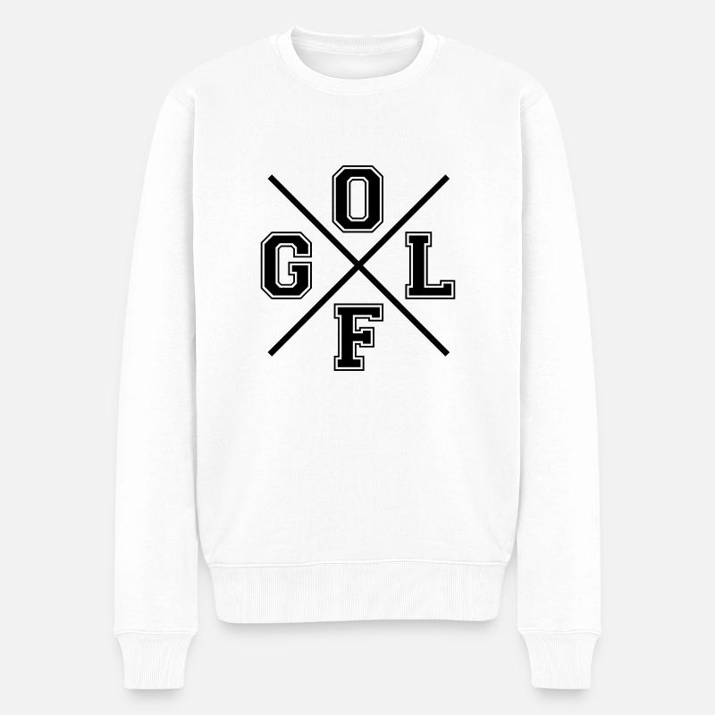 golfe - Pull Premium bio Homme - blanc